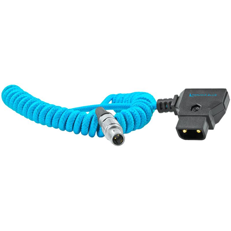 Kondor Blue D-Tap to PYXIS 2-Pin LEMO (0B Male) Power Cable for SmallHD, Teradek, Z CAM